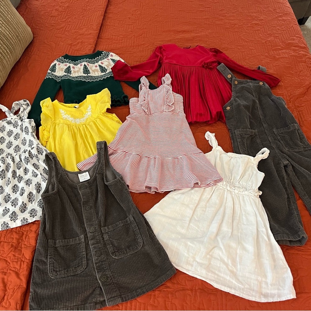 Assorted Kids Dresses and Overalls
